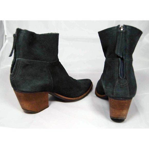 Matisse Suede Leather Zipper Ankle Booties - Picture 5 of 7
